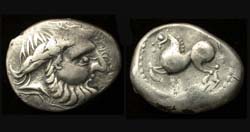 Danube Celts, AR Tetradrachm, Sirmium, 2nd Cent BC, Wowzers!